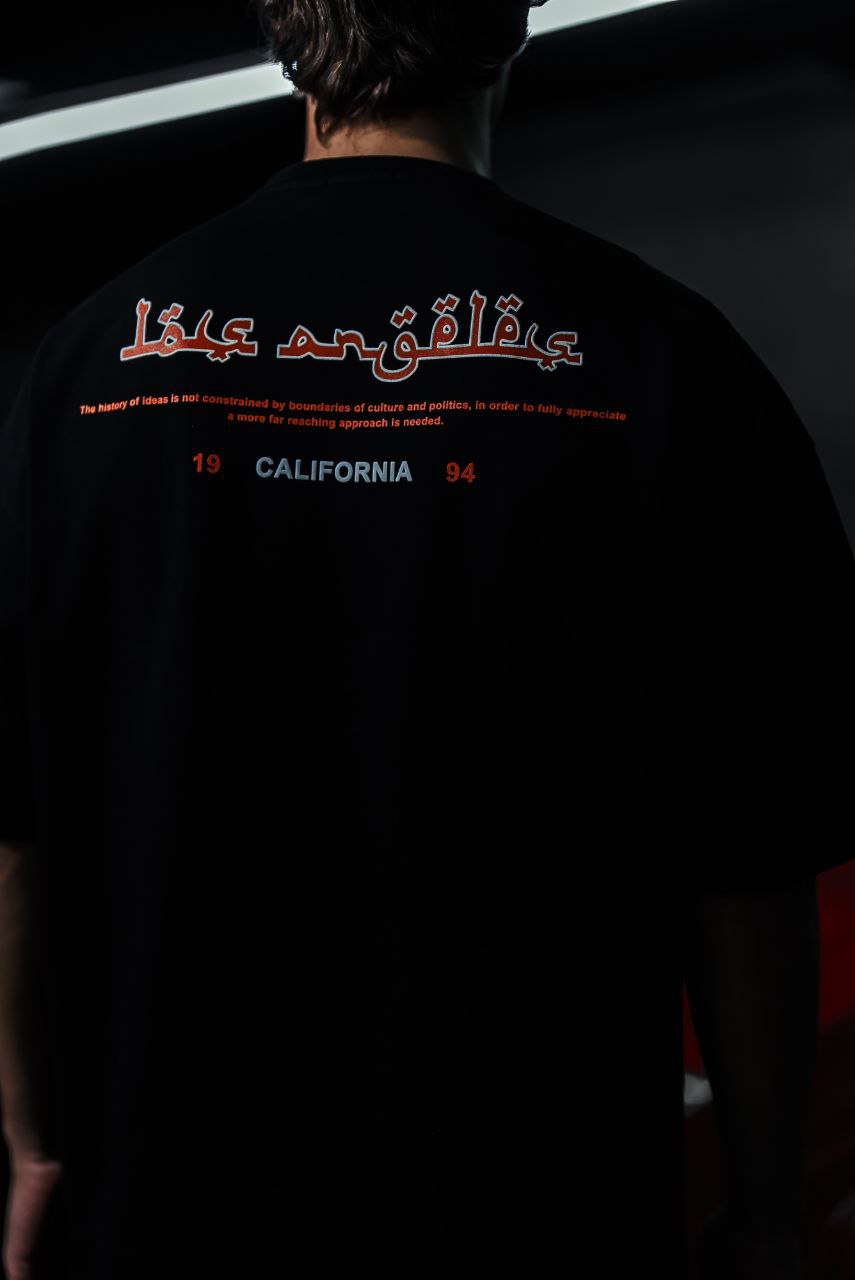 Los Angeles Arabic Script Graphic Cotton Tee Withinblack
