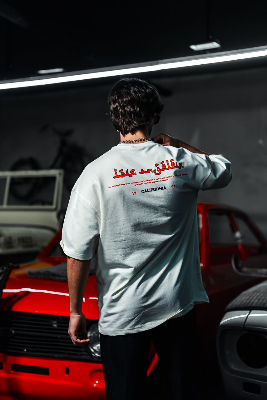 Los Angeles Arabic Script Graphic Cotton Tee Withinblack