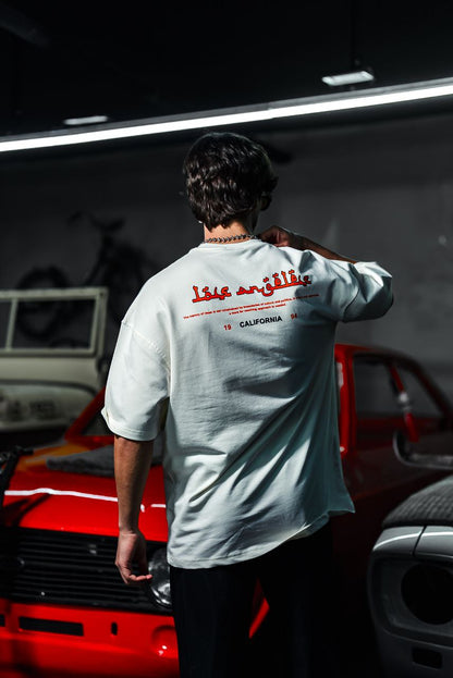 Los Angeles Arabic Script Graphic Cotton Tee Withinblack