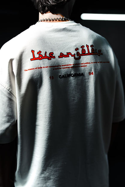 Los Angeles Arabic Script Graphic Cotton Tee Withinblack