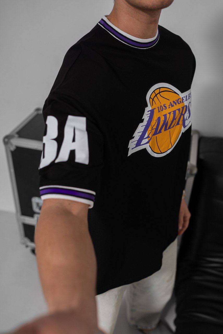 Los Angeles Lakers NBA Graphic Tee - Vintage Style Basketball T-Shirt - Retro Sports Top Withinblack