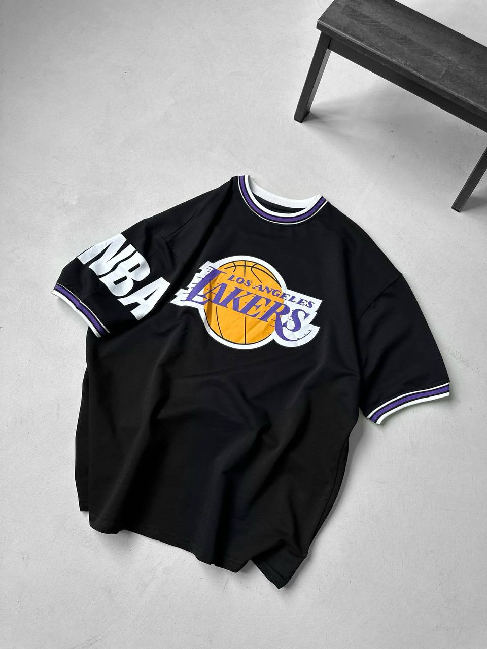 Los Angeles Lakers NBA Graphic Tee - Vintage Style Basketball T-Shirt - Retro Sports Top Withinblack