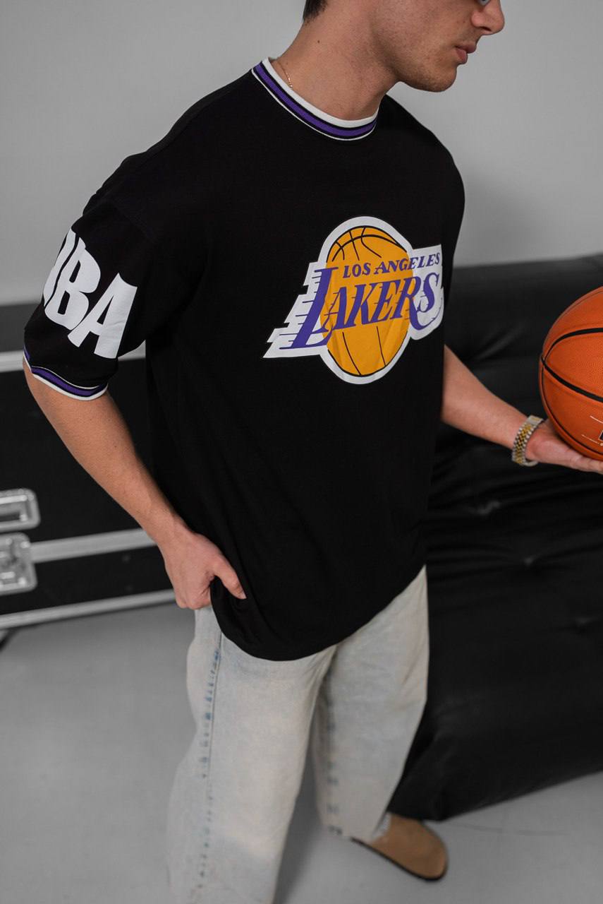 Los Angeles Lakers NBA Graphic Tee - Vintage Style Basketball T-Shirt - Retro Sports Top Withinblack