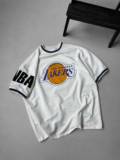 Los Angeles Lakers NBA Graphic Tee - Vintage Style Basketball T-Shirt - Retro Sports Top Withinblack