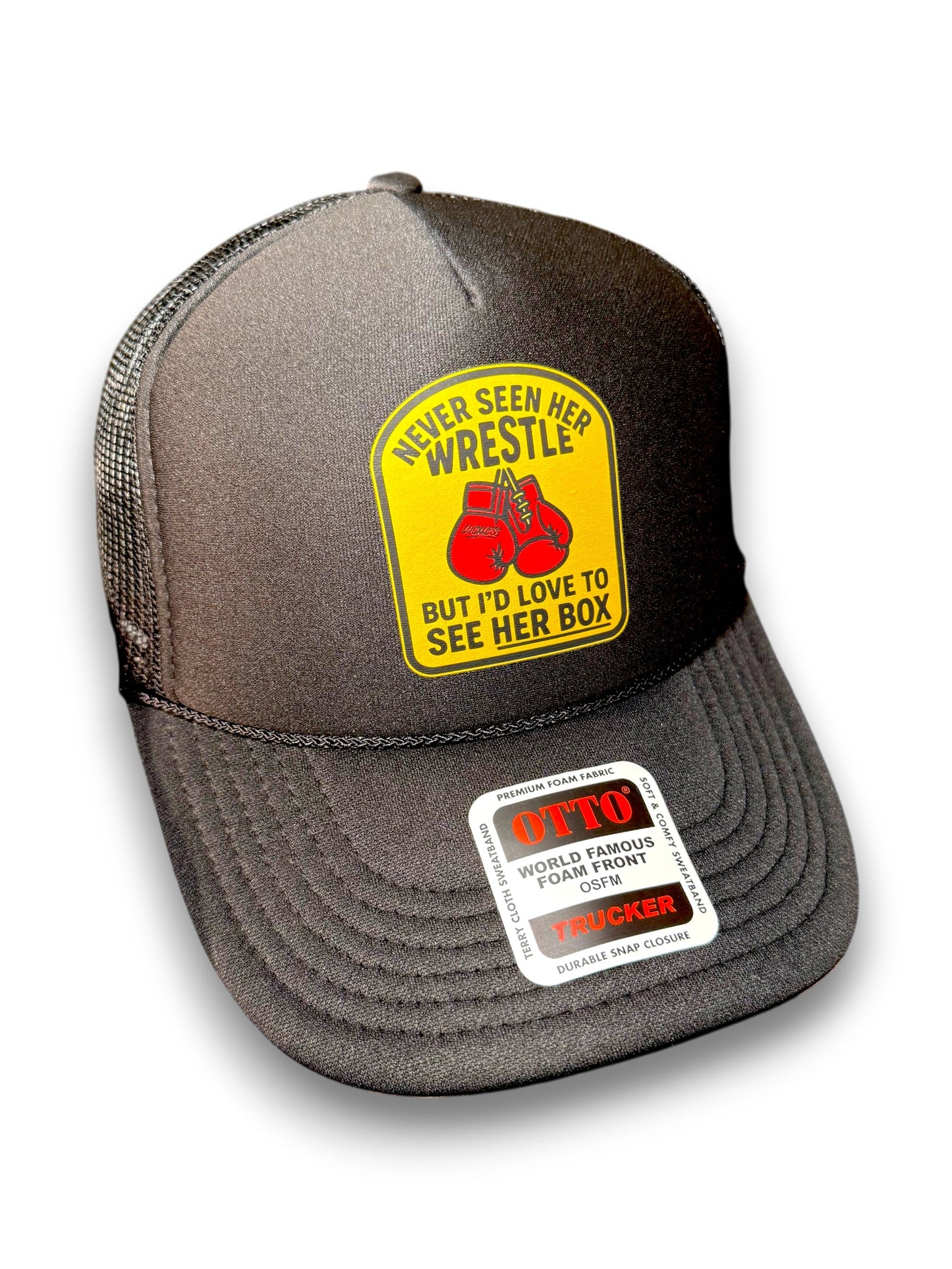 Love to See Her Box Trucker Hat Luckless Outfitters