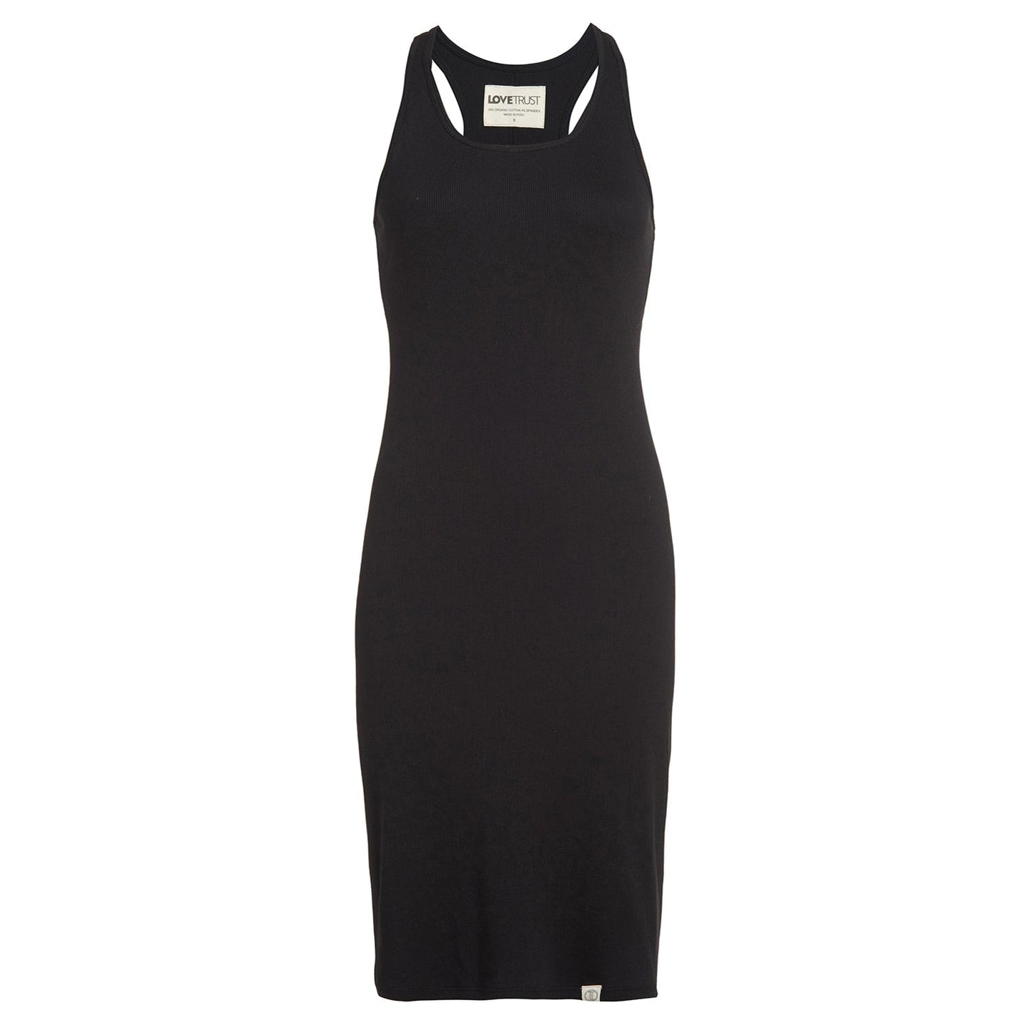 Pima Rib Knit L&L Racerback Dress LOVETRUST