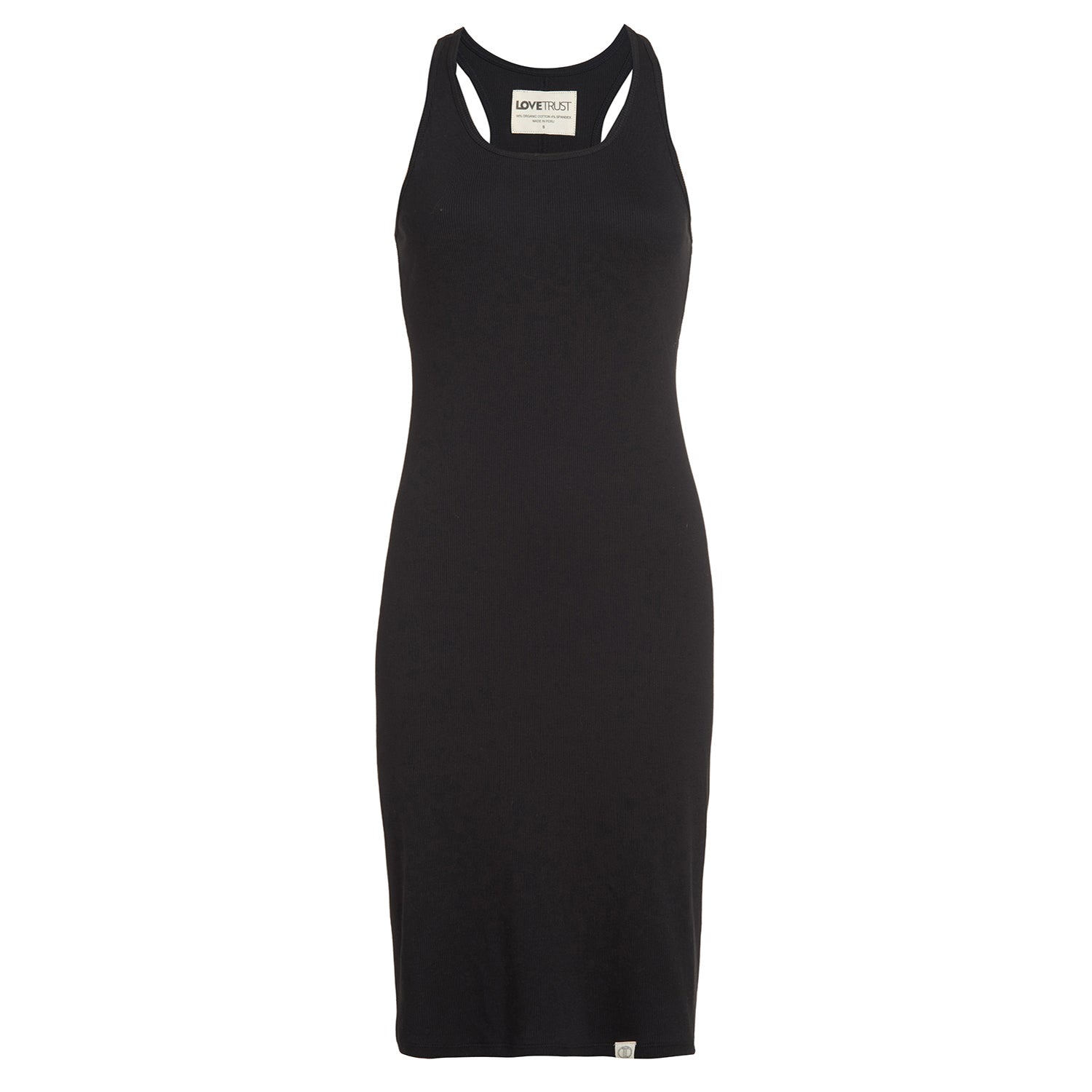 Pima Rib Knit L&L Racerback Dress LOVETRUST