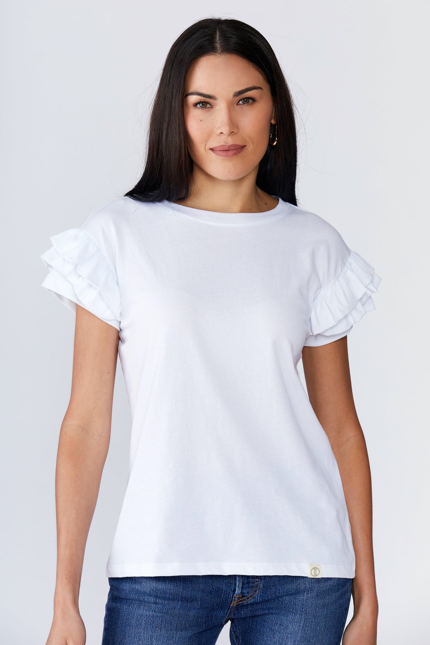 Ella Ruffle Sleeve Tee LOVETRUST