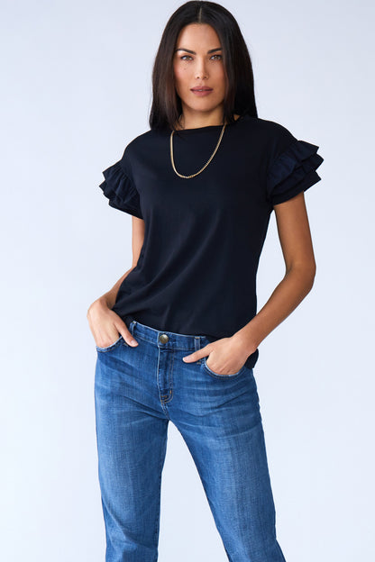 Ella Ruffle Sleeve Tee LOVETRUST