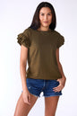 Ella Ruffle Sleeve Tee LOVETRUST