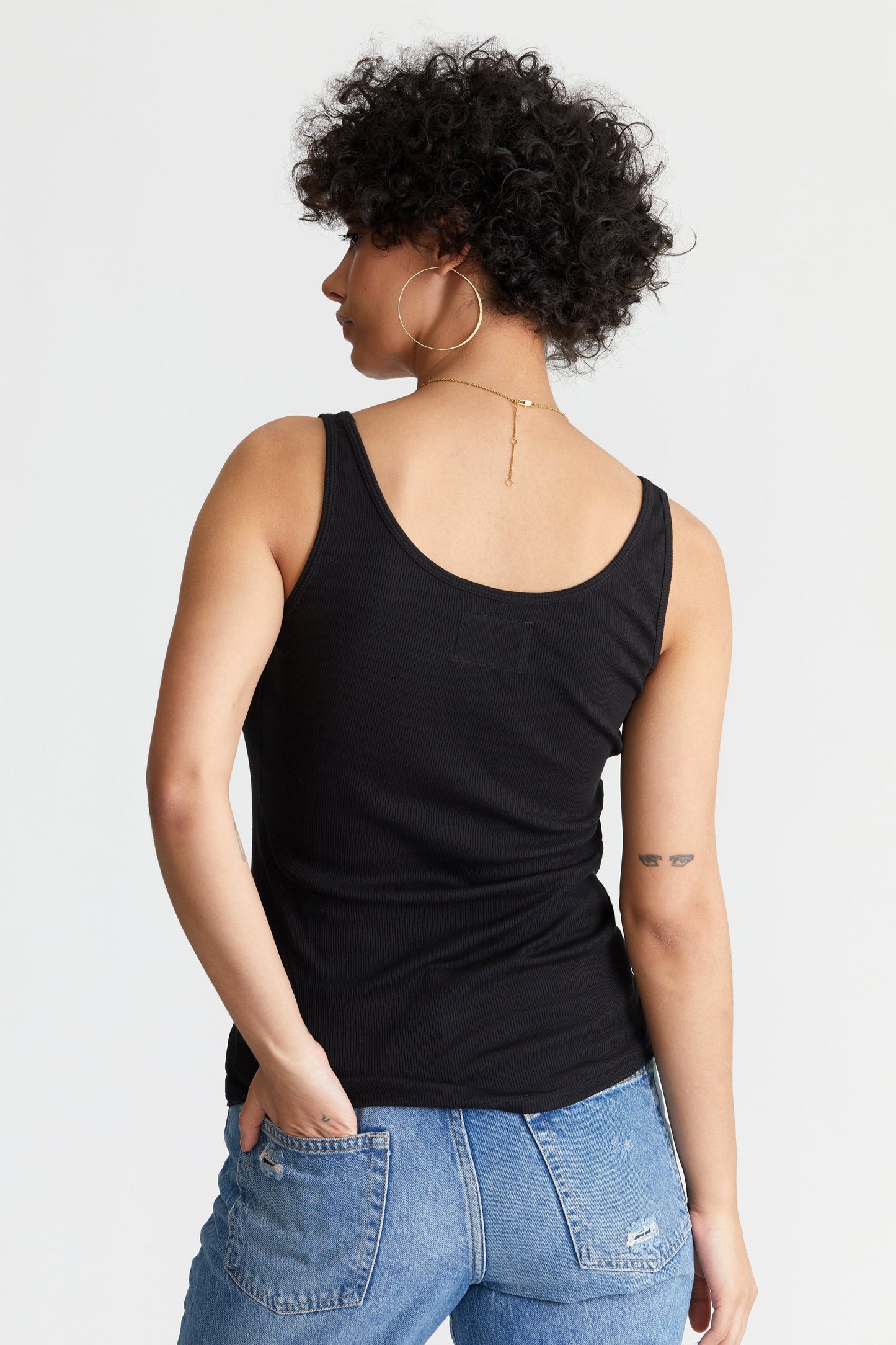 Pima Rib Knit L&L Tank LOVETRUST