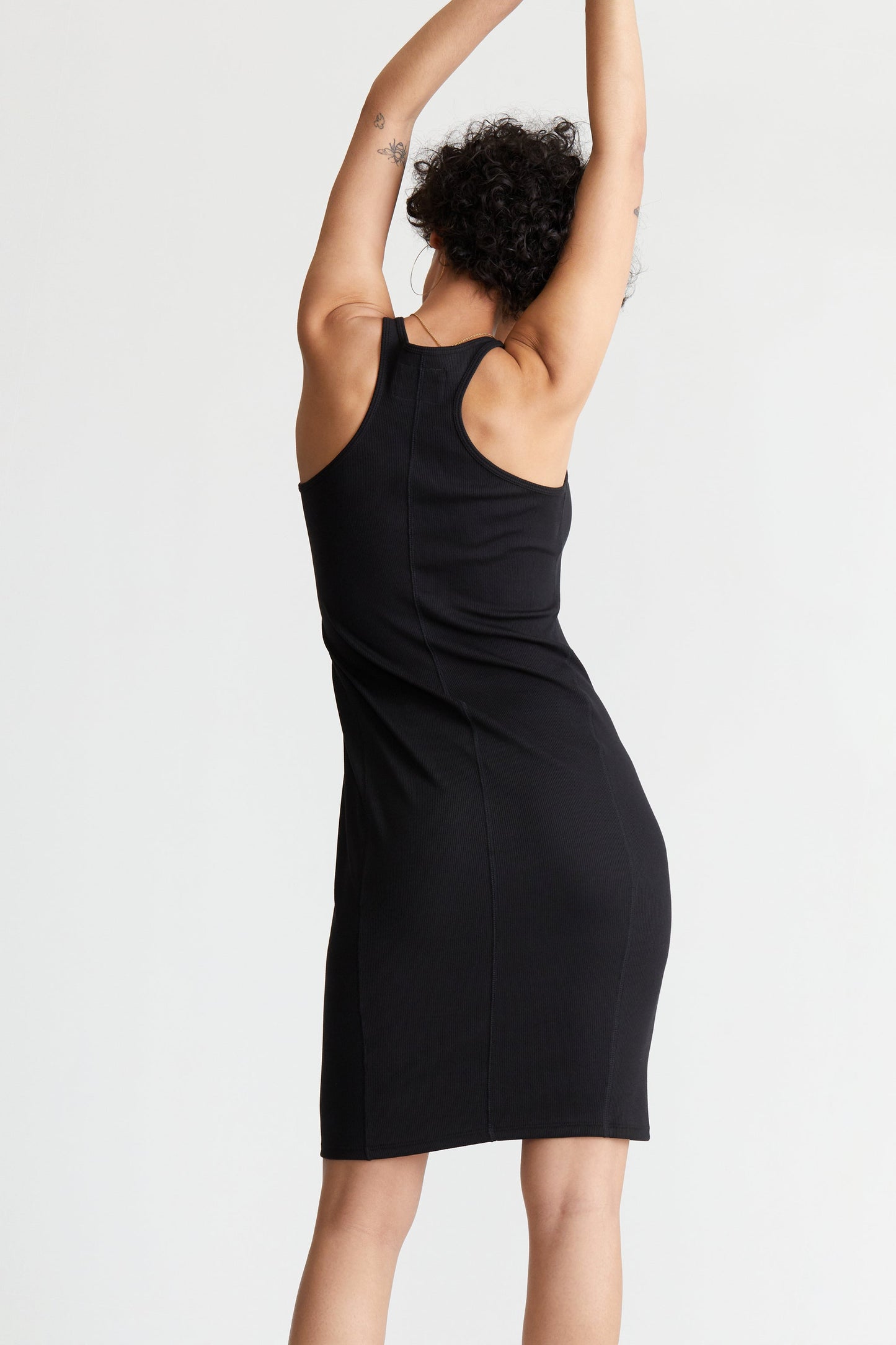 Pima Rib Knit L&L Racerback Dress LOVETRUST