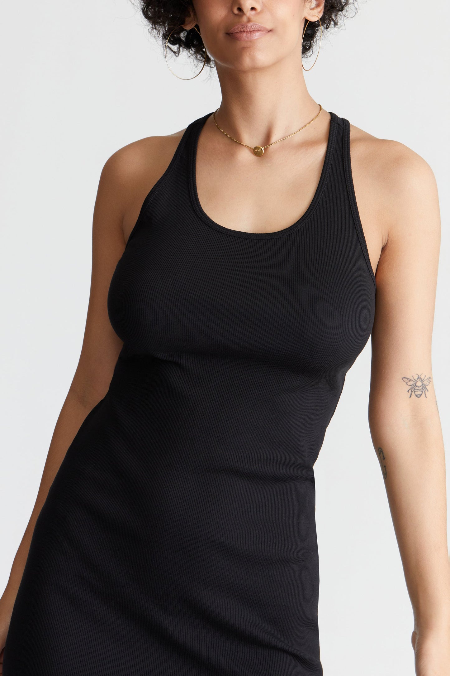 Pima Rib Knit L&L Racerback Dress LOVETRUST