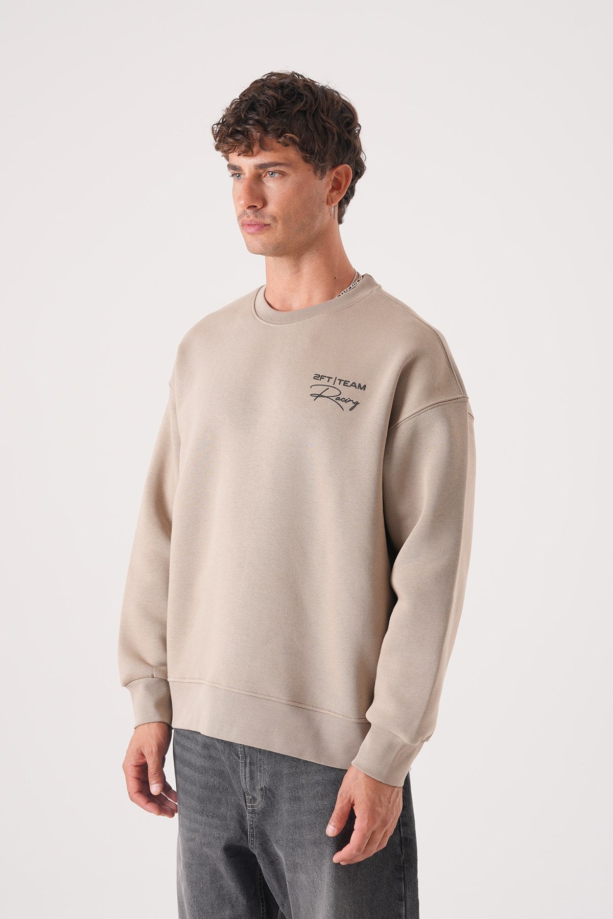 Lowkey Street Aesthetics 911 Racing Sweatshirt Withinblack