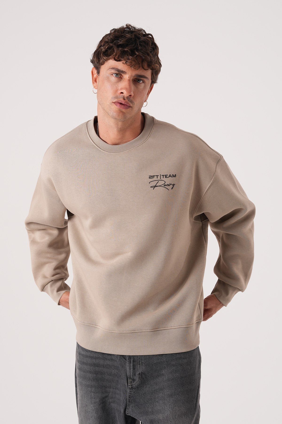 Lowkey Street Aesthetics 911 Racing Sweatshirt Withinblack