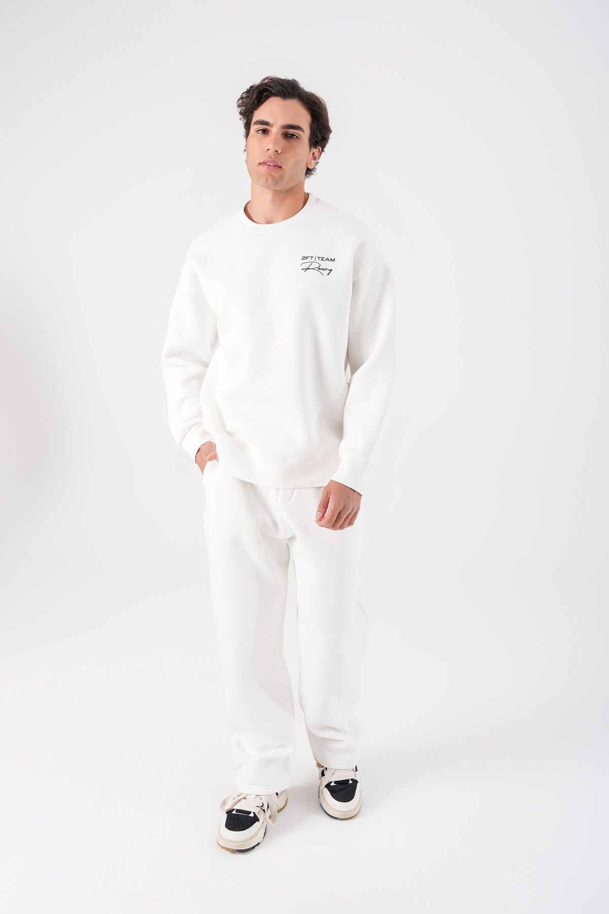 Lowkey Street Aesthetics 911 Racing Sweatshirt Withinblack