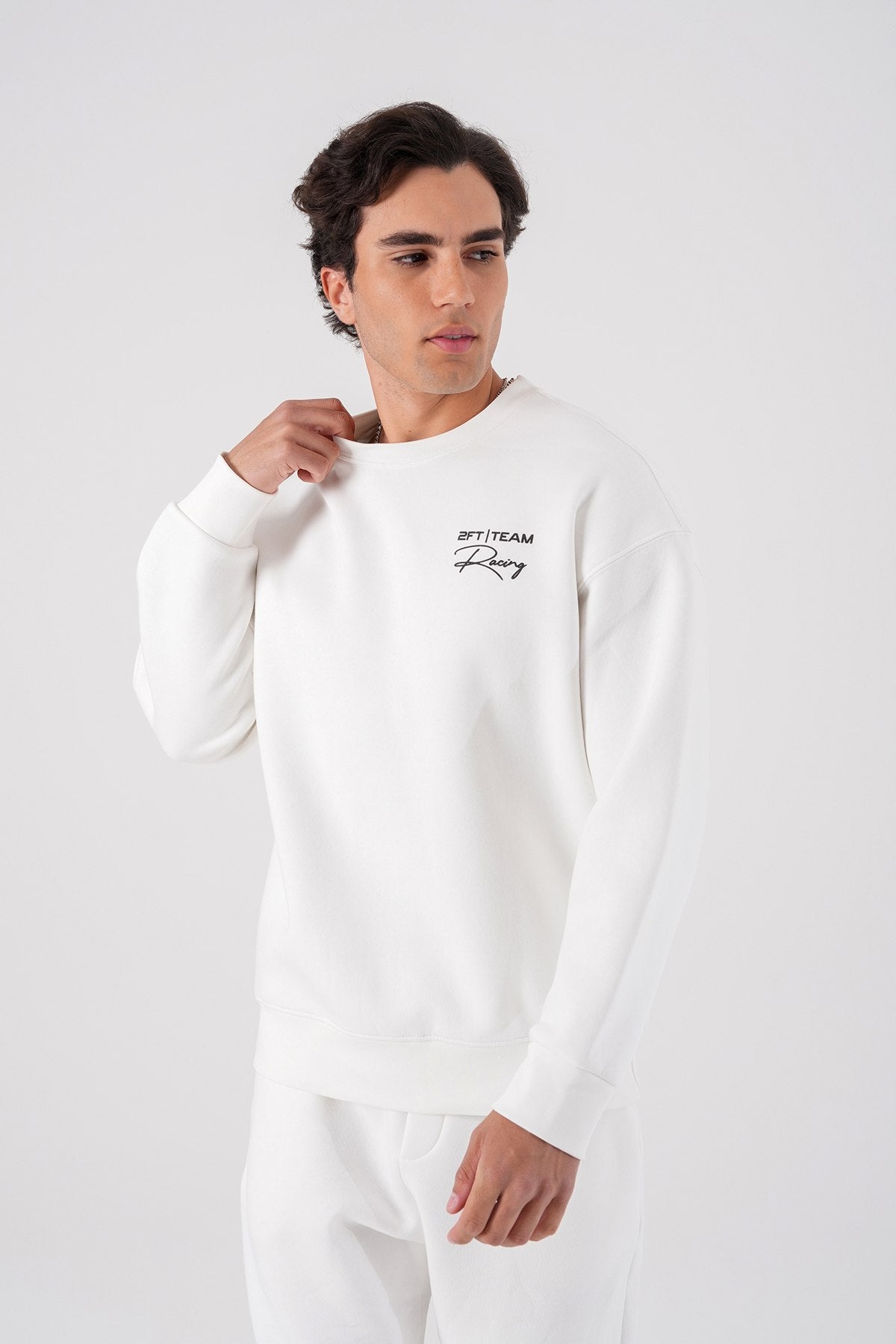 Lowkey Street Aesthetics 911 Racing Sweatshirt Withinblack