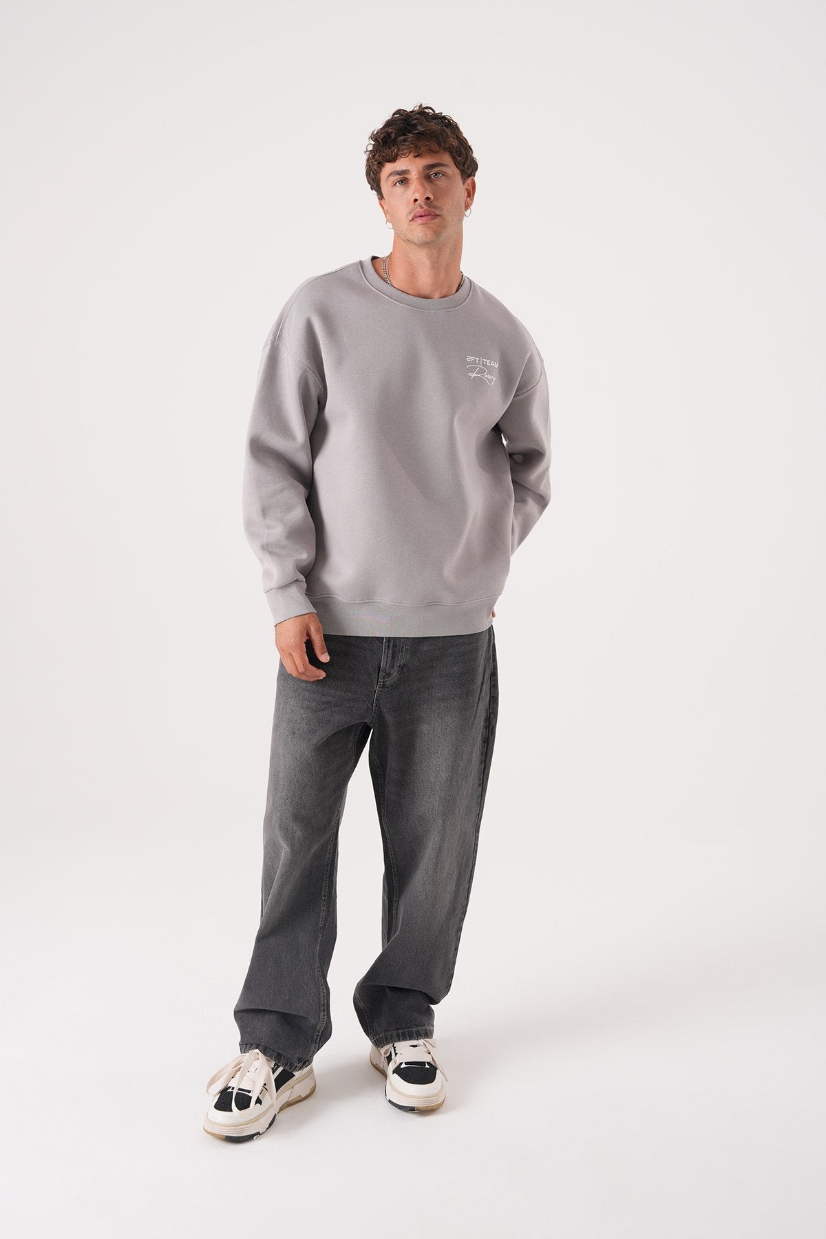 Lowkey Street Aesthetics 911 Racing Sweatshirt Withinblack