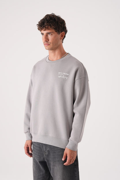 Lowkey Street Aesthetics 911 Racing Sweatshirt Withinblack