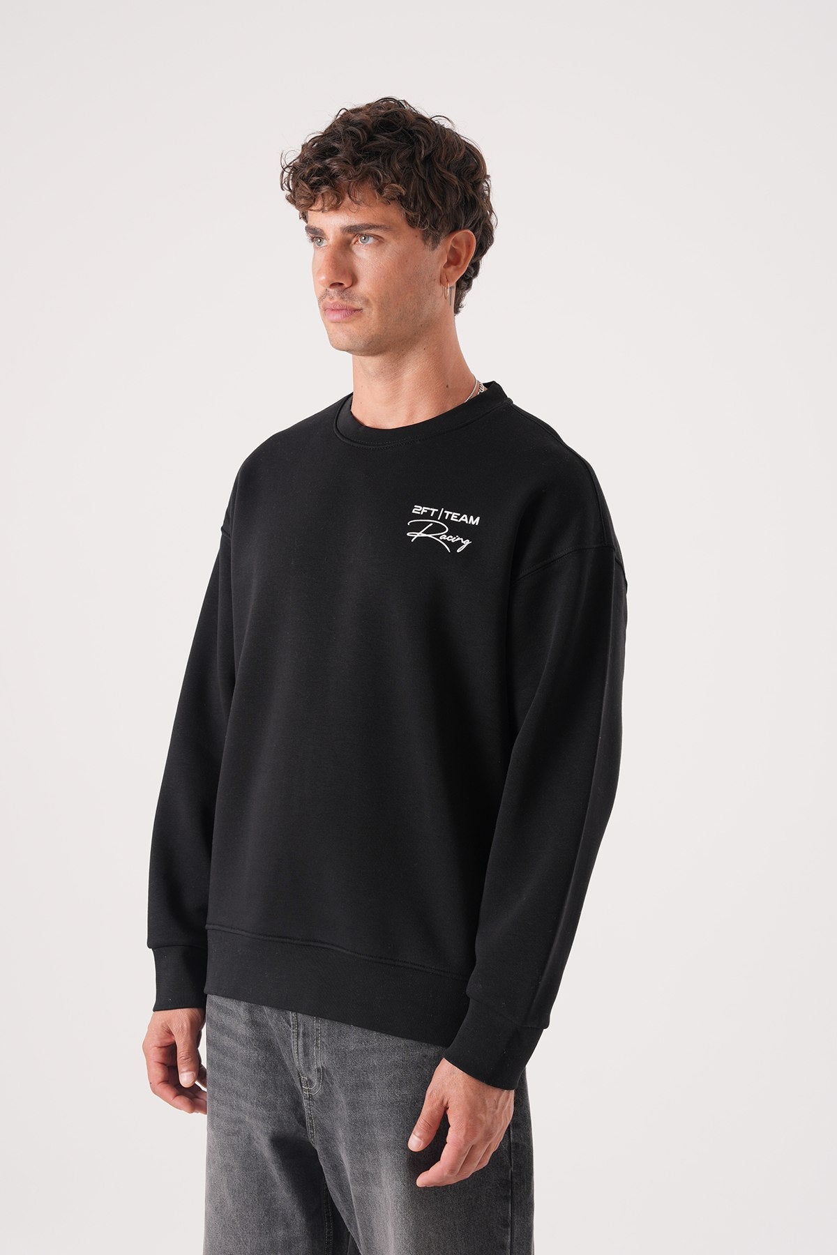 Lowkey Street Aesthetics 911 Racing Sweatshirt Withinblack