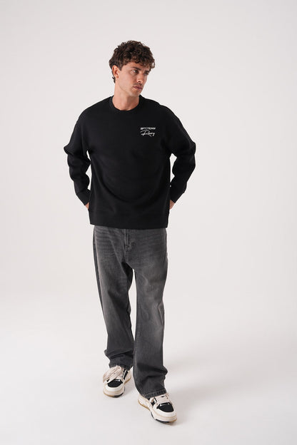 Lowkey Street Aesthetics 911 Racing Sweatshirt Withinblack