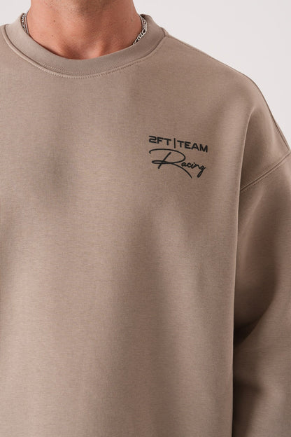 Lowkey Street Aesthetics 911 Racing Sweatshirt Withinblack