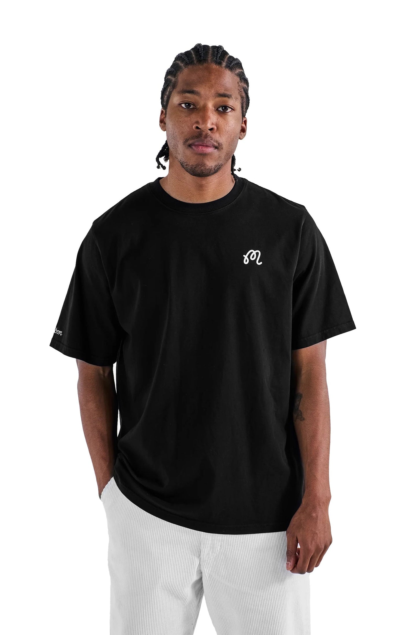 Malbon Bermuda Tee - Black Denim Exchange