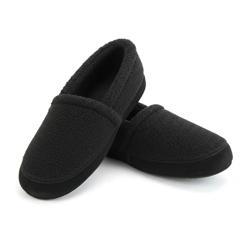 Polar Feet Men's Perfect Mocs - Black Berber Polar Feet® LLC