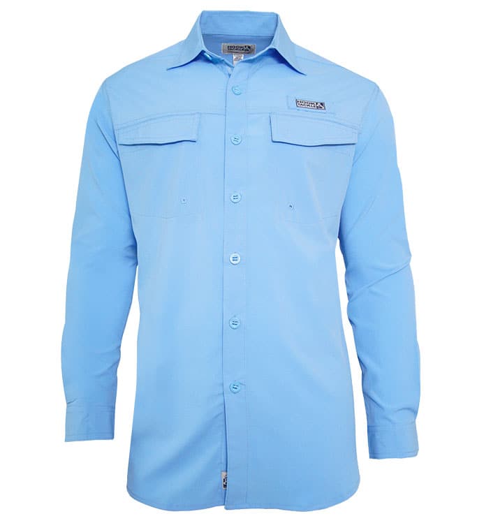 Men's Coastline L/S UV Vented Fishing Shirt Hook & Tackle