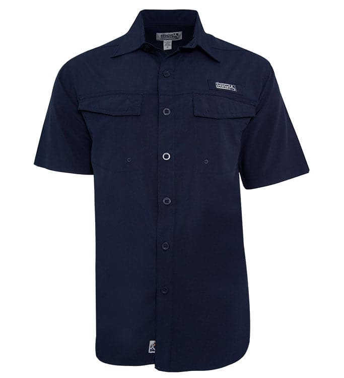 Men's Coastline S/S UV Vented Fishing Shirt Hook & Tackle