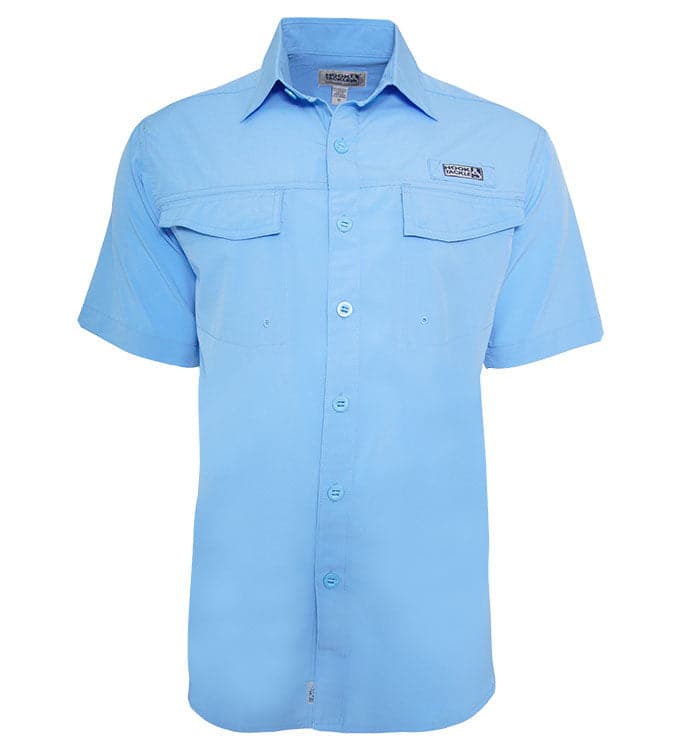 Men's Coastline S/S UV Vented Fishing Shirt Hook & Tackle