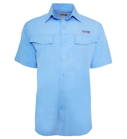 Men's Coastline S/S UV Vented Fishing Shirt Hook & Tackle