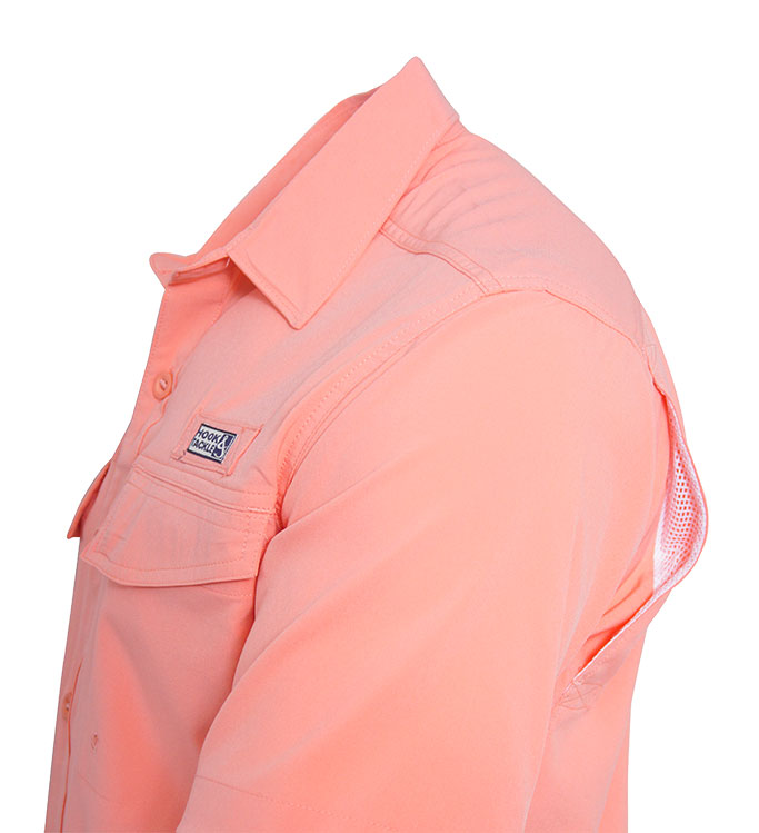Men's Coastline S/S UV Vented Fishing Shirt Hook & Tackle