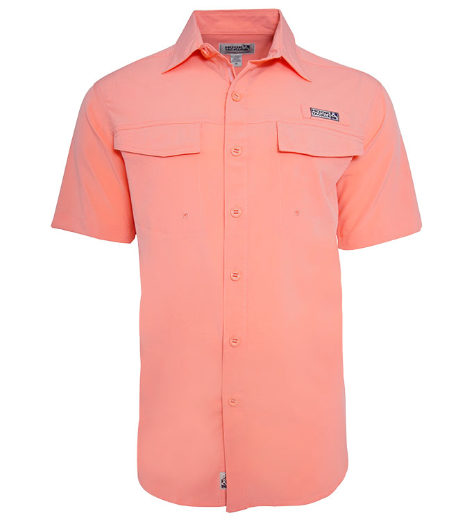 Men's Coastline S/S UV Vented Fishing Shirt Hook & Tackle