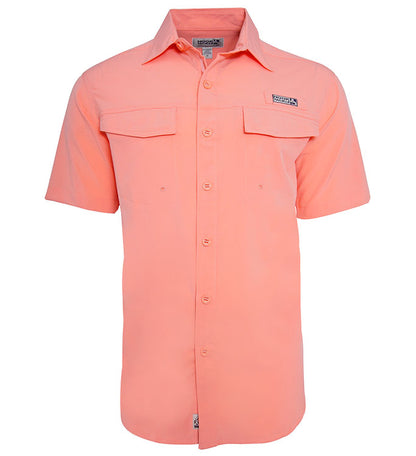 Men's Coastline S/S UV Vented Fishing Shirt Hook & Tackle