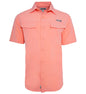 Men's Coastline S/S UV Vented Fishing Shirt Hook & Tackle