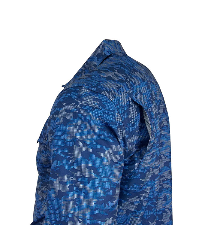 Men's Dot Camo UV Vented Fishing Shirt Hook & Tackle