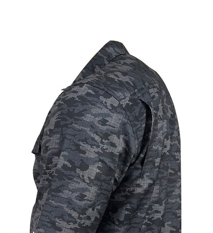 Men's Dot Camo UV Vented Fishing Shirt Hook & Tackle