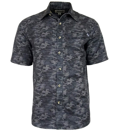 Men's Dot Camo UV Vented Fishing Shirt Hook & Tackle
