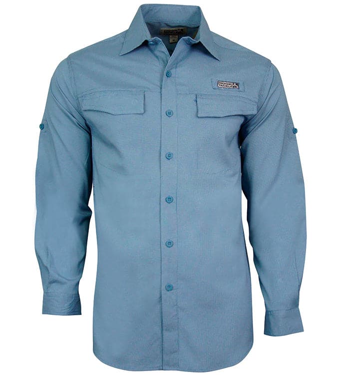 Men's Troller L/S UV Vented Fishing Shirt Hook & Tackle