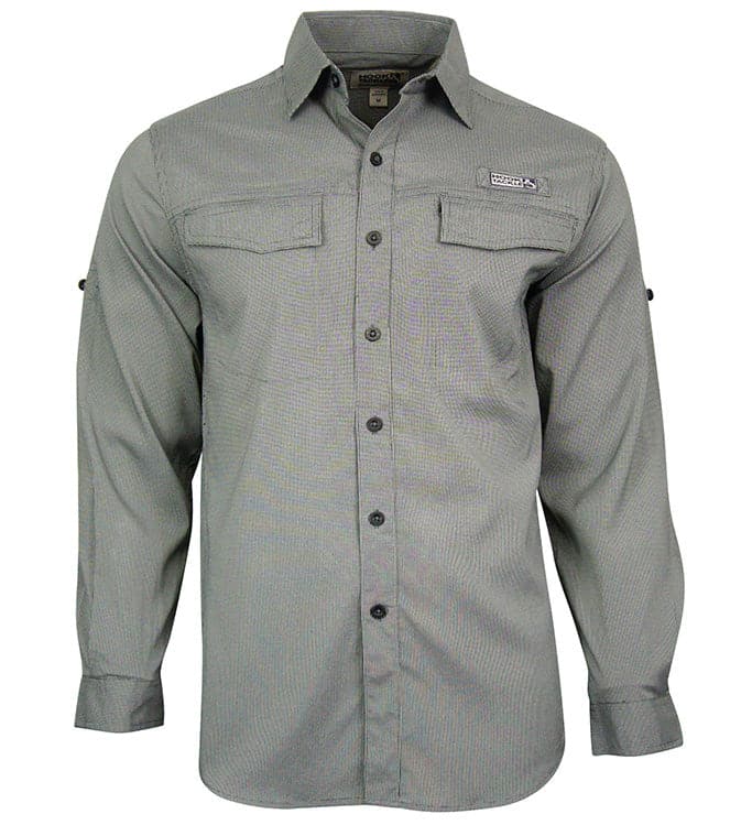 Men's Troller L/S UV Vented Fishing Shirt Hook & Tackle