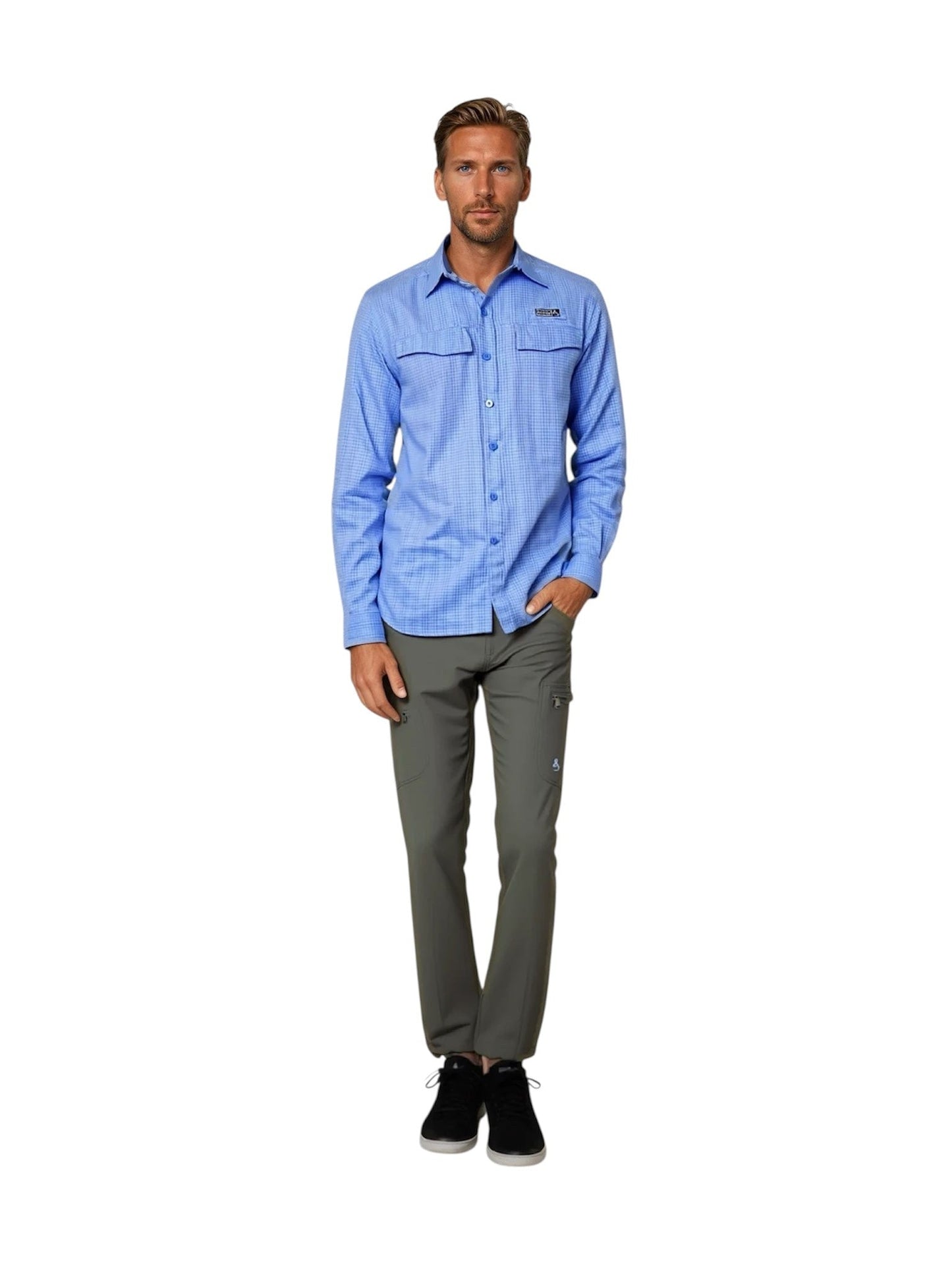 Men's Sealand L/S UV Vented Fishing Shirt Hook & Tackle