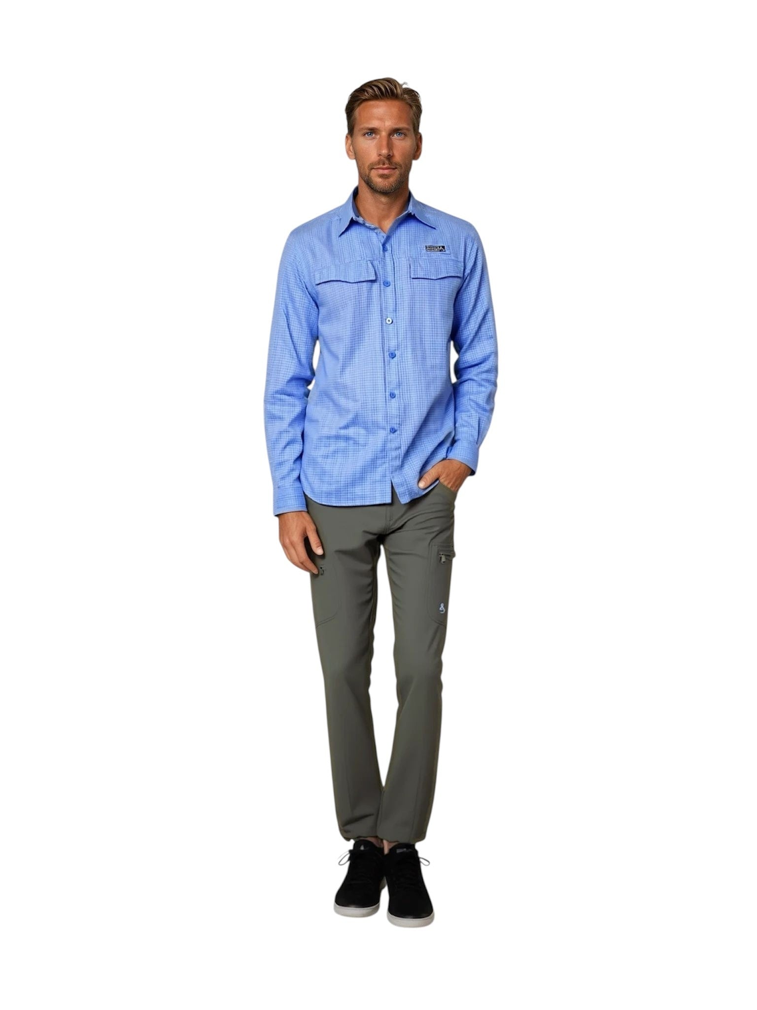 Men's Sealand L/S UV Vented Fishing Shirt Hook & Tackle