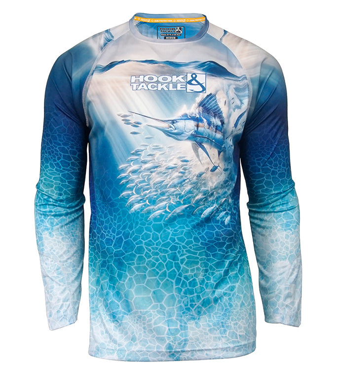 Men's Marlin Strike UV Fishing Shirt Hook & Tackle