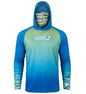 Men's Mahi Camo UV Fishing Hoodie Gaiter Hook & Tackle