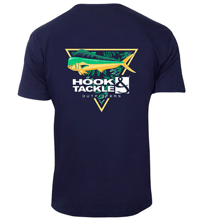 Men's Mahi Tropics Premium T-Shirt Hook & Tackle