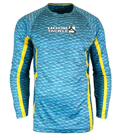 Men's Mahi Scales L/S UV Fishing Shirt Hook & Tackle