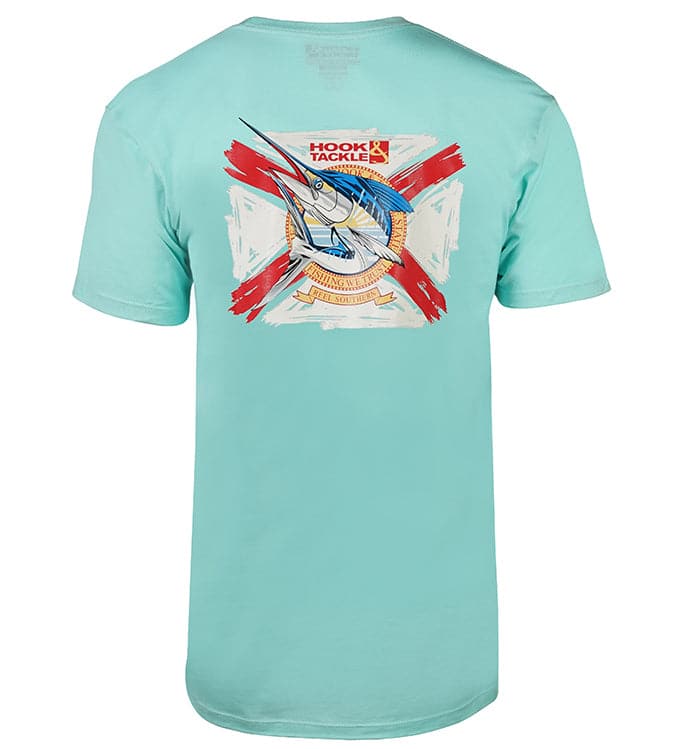 Men's Reel Southern Florida Flag T-Shirt Hook & Tackle