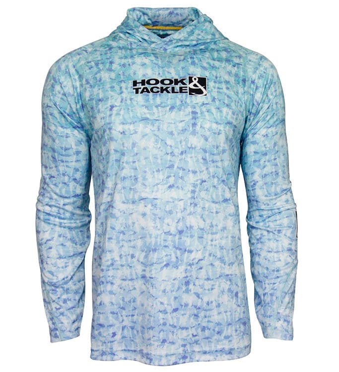 Men's Fish Shadows UV Fishing Hoodie Hook & Tackle