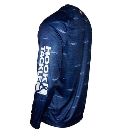 Men's Offshore Fish L/S UV Fishing Shirt Hook & Tackle